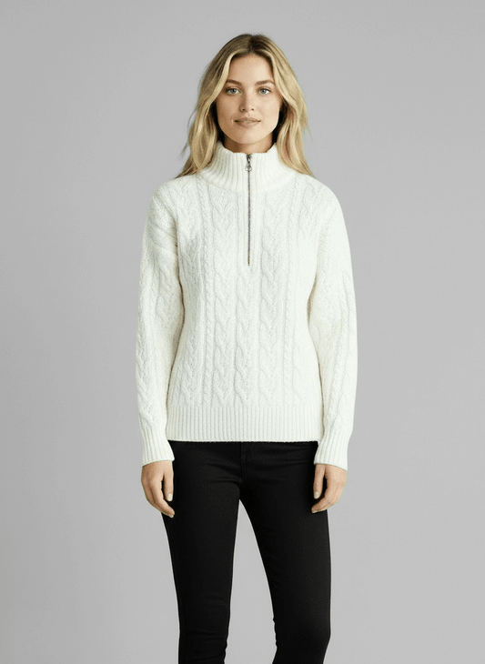 Amy Sweater with Zipper